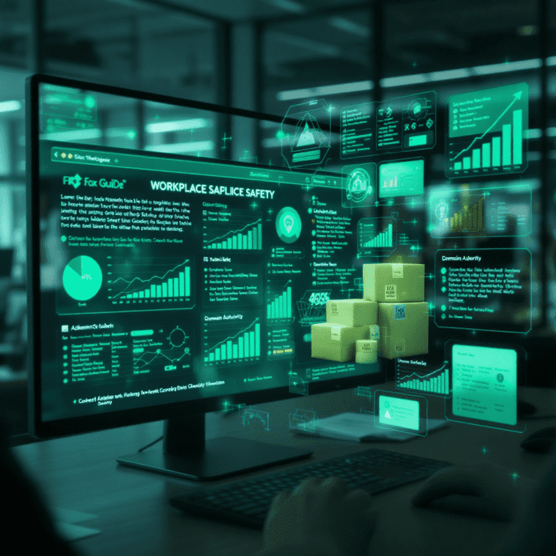 link building em uma tela com gráficos com resultados