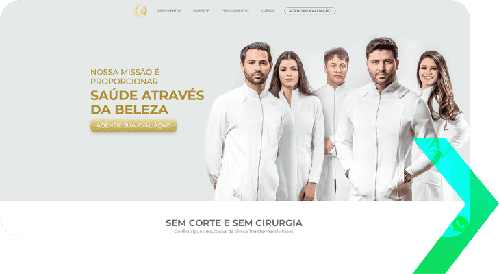 Marketing digital para clínicas e consultórios médicos 15 Transformando Faces