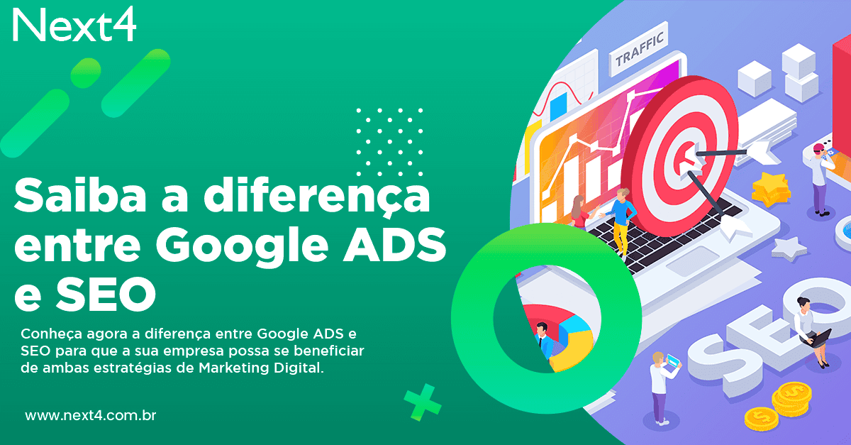 Google Ads: 4 formas de melhorar o desempenho do seu site 13 Saiba a diferença entre Google Ads e SEO (busca paga x busca orgânica)