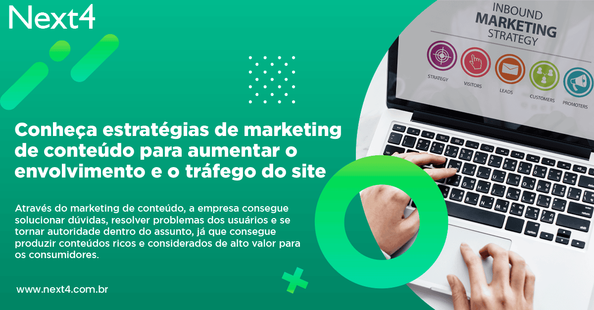 Conheça 5 estratégias de marketing de conteúdo para aumentar o envolvimento e o tráfego do site 7 Conheça 5 estratégias de marketing de conteúdo para aumentar o envolvimento e o tráfego do site