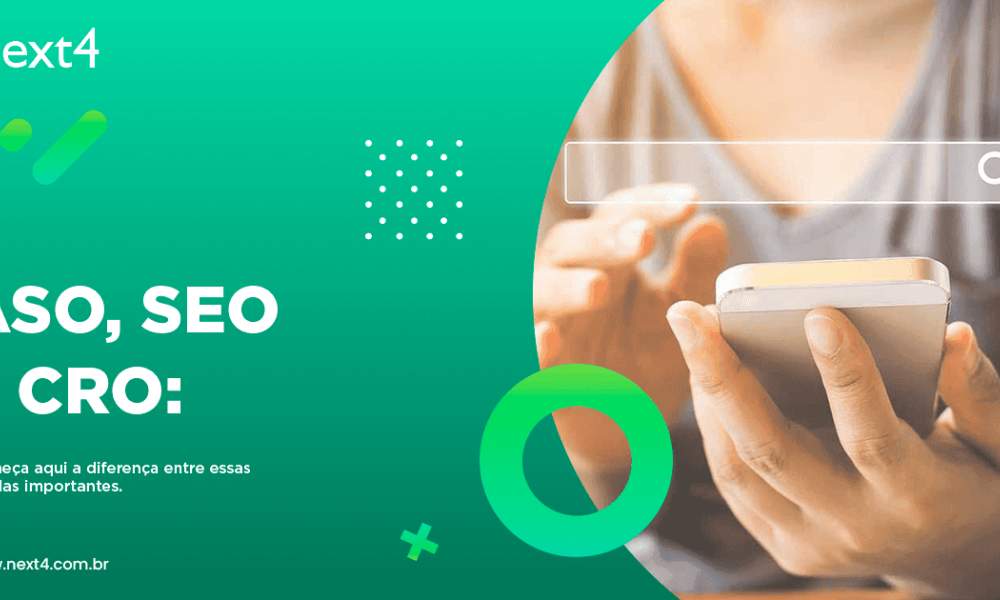 A diferença entre ASO, SEO e CRO